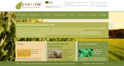 Desktop Screenshot of agrostim.de
